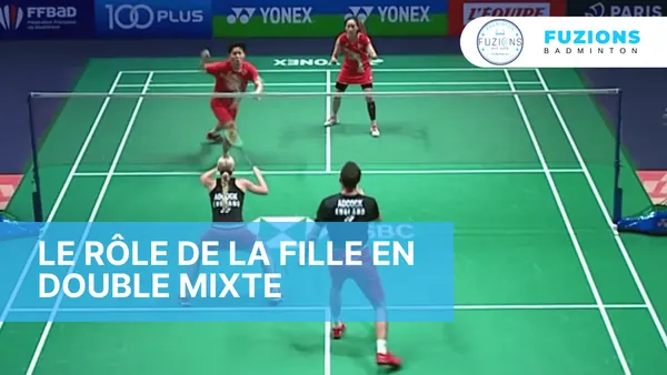 Le rôle de la fille en double mixte