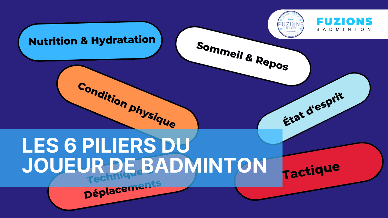 Les 6 piliers du joueur de badminton