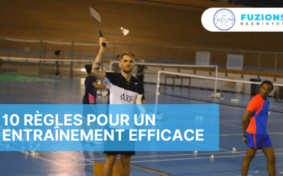 10 règles pour un entraînement efficace