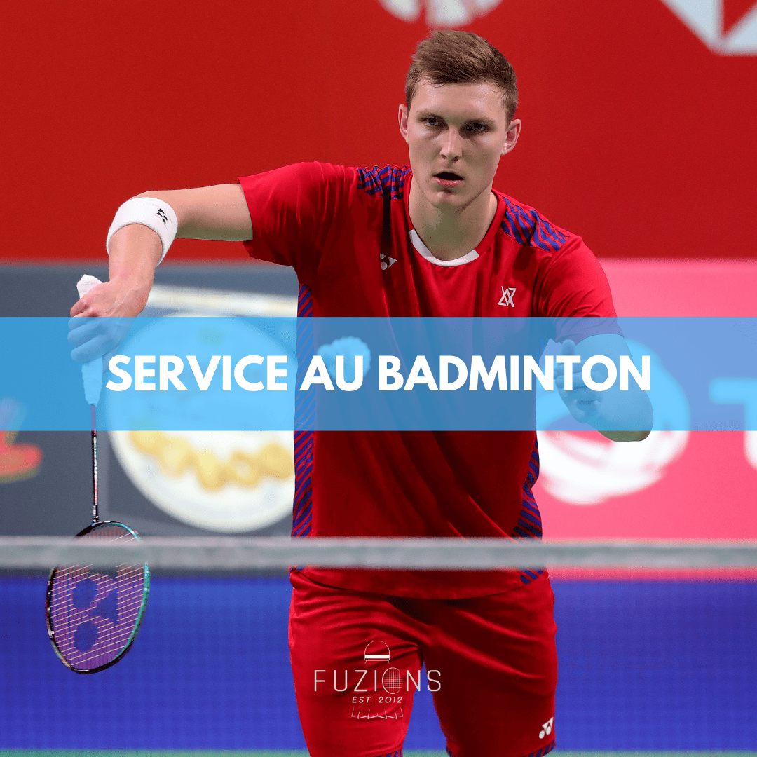service au badminton 